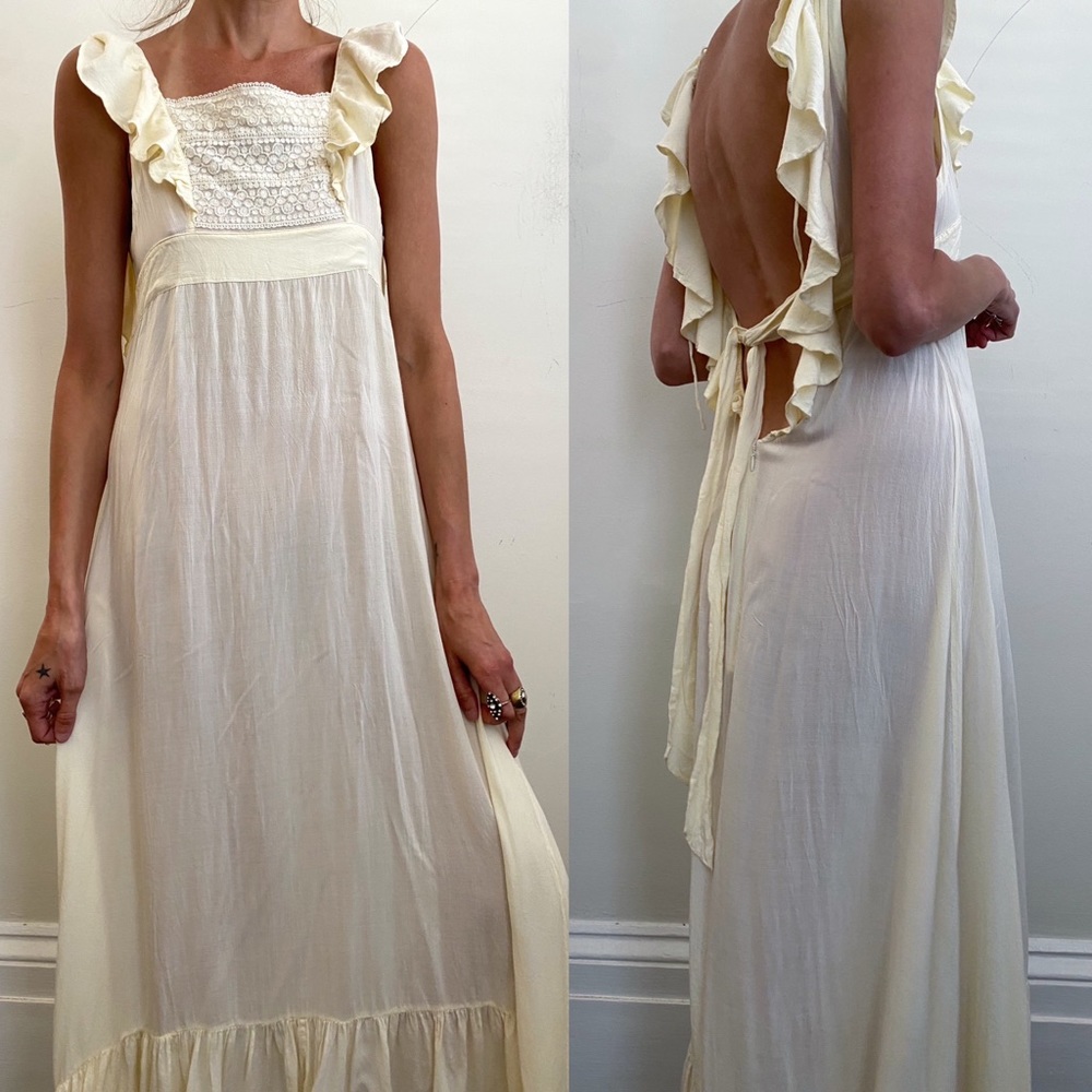 Spell and the Gypsy Backless Maxi Dress. Size 12/ Large